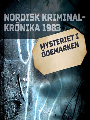 cover image of Mysteriet i ödemarken